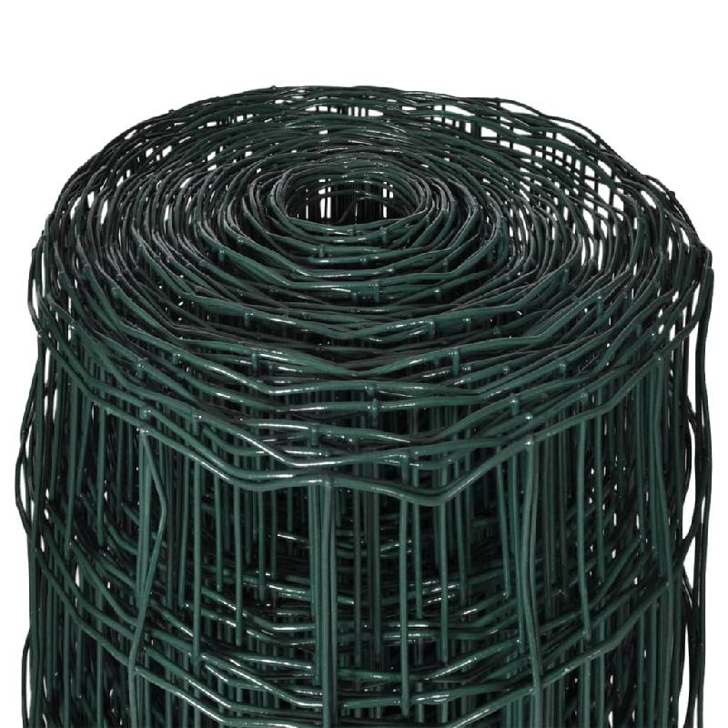 Vidaxl clôture euro acier 25 x 1,2 m vert 140592_3