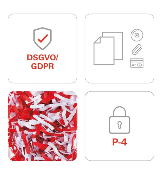 Destructeur de papier Haute Performance pour un débit élevé - Jusqu'à 1773 feuilles (80 g/m²) - SECURIO P40i_3