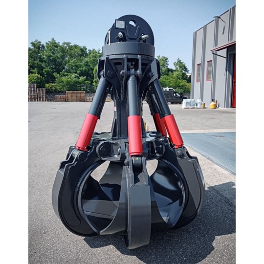 Grappin à ferraille avec vérins verticaux MPV-FH - Série MINELLI pour pelles de 24 à 80 tonnes_3