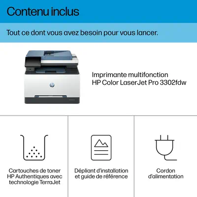 Imprimante multifonction HP Color LaserJet Pro 3302fdw_3