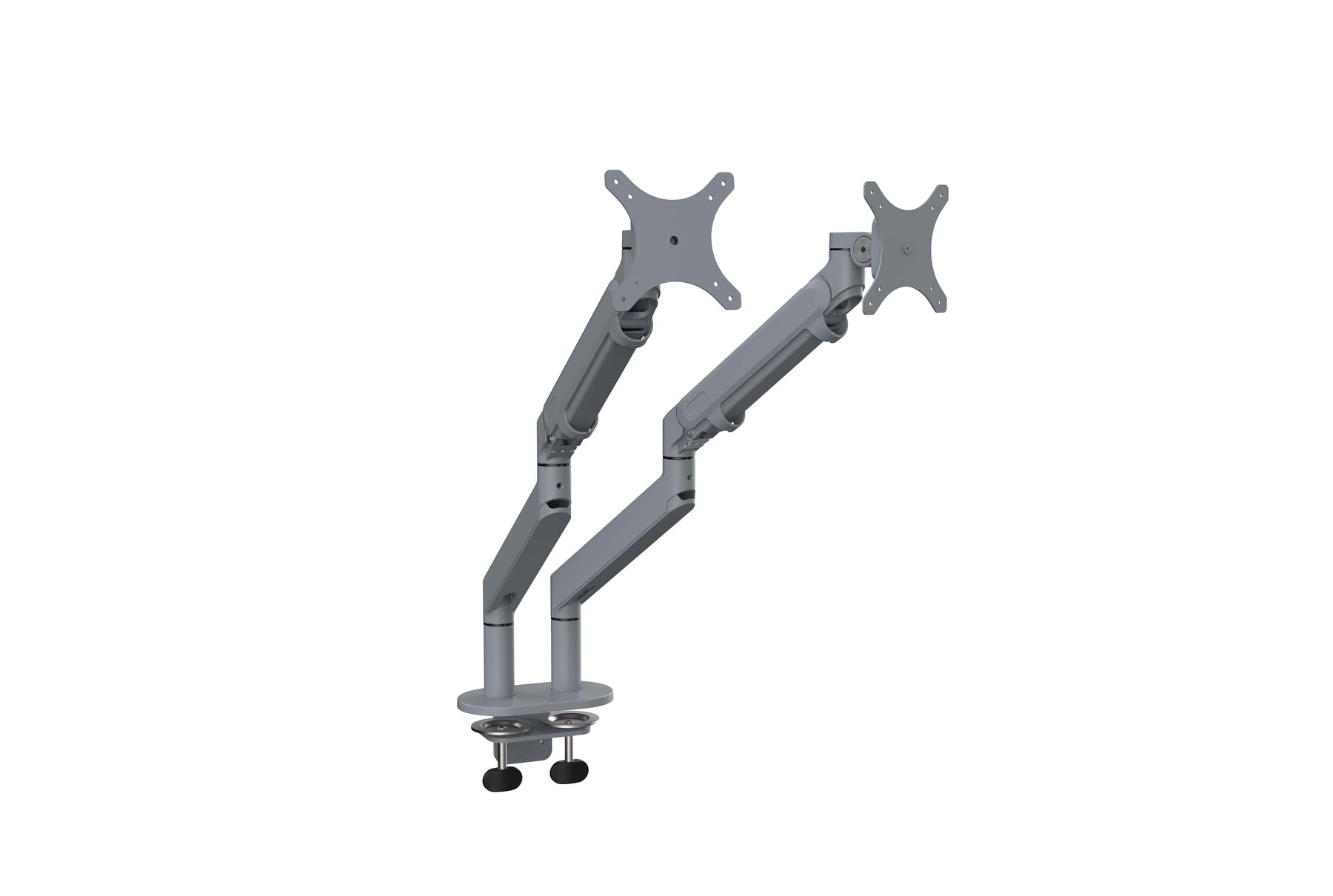 Bras articulé double pour écran - Hauteur ajustable 24 cm - Rotation 360° - Support VESA 75/100 mm_3