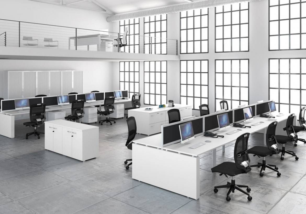 Bureau d'entreprise open space - coworking, desk sharing et mobilier professionnel - Burostock_3