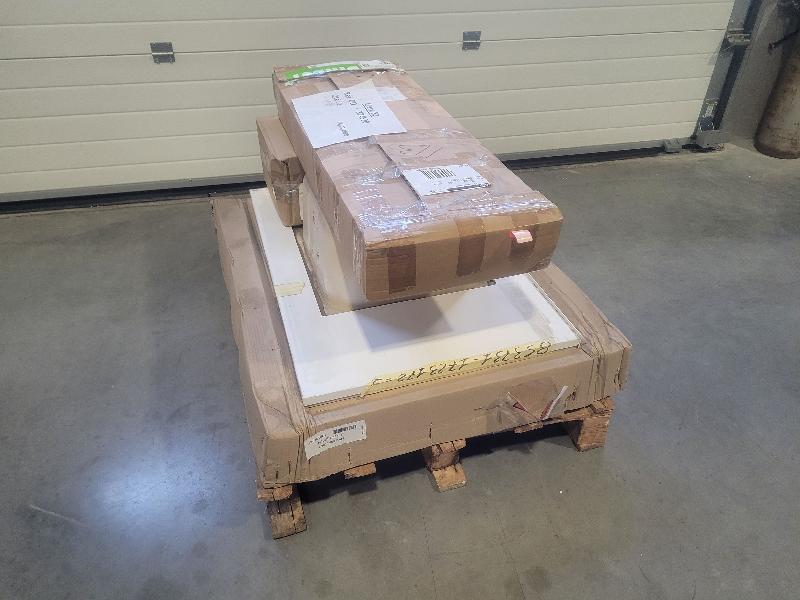 Paillasse de laboratoire en grés avec évier 750 x 900mm + dosseret de 150mm_3