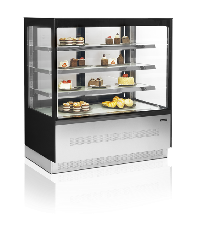 Vitrine réfrigérée sur base 258 litres | Tefcold - LPD1203F/BLACK_3