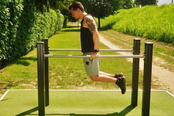 Barres parallèles senior - parcours de santé Proludic - JPS15-S-M - 1,70 m de largeur - 14 ans et plus_3