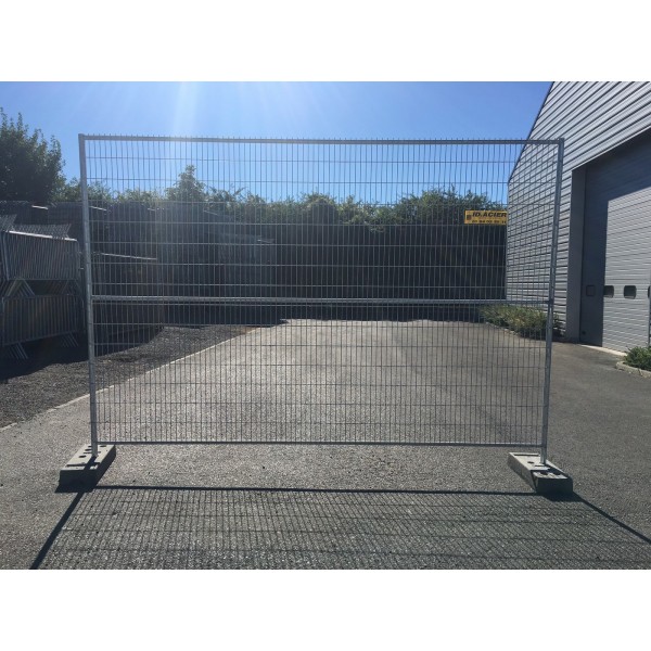 Barrière de chantier grillagée t4 m2.45 - id protech_3