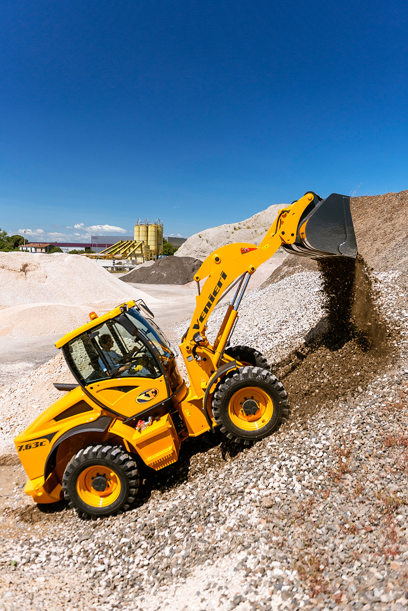 Chargeuse Venieri 7.63C dotée d’un frein de parking négatif