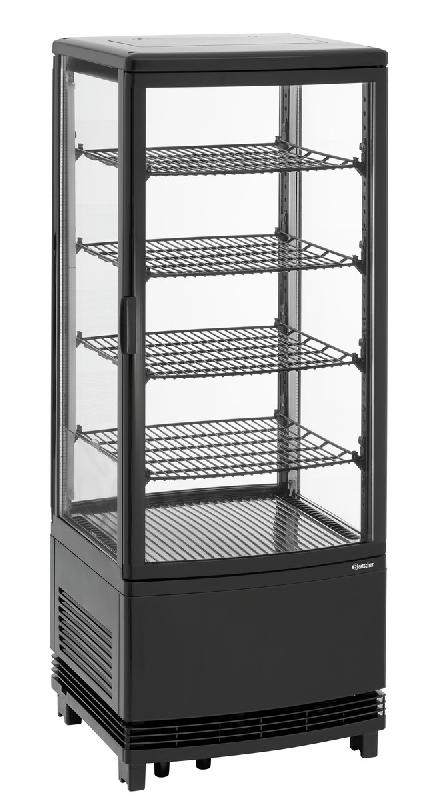 Mini vitrine réfrigérée 98L2T noir 700698 Bartscher_3