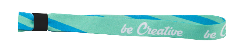 Bracelet festival personnalisable en polyester - verrou de sécurité en plastique - marquage sublimation recto-verso_3
