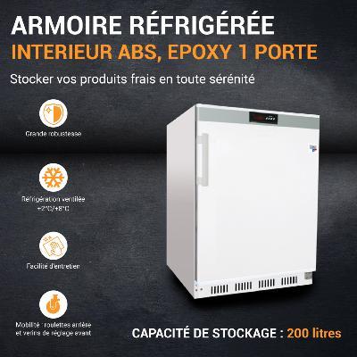 Armoire réfrigérée positive blanche - 200L | L2g - AW-RC200_3