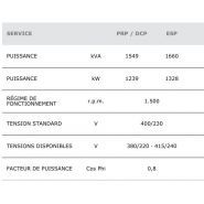 GTW-1550 T5 - Groupe électrogène industriel triphasé 50 Hz 1549 kVA - Genelec - Moteur Mitsubishi_3