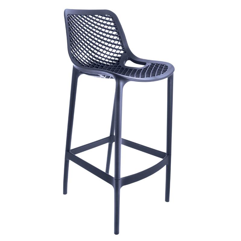 Chaise haute de restaurant exterieure Air - GRIS_3