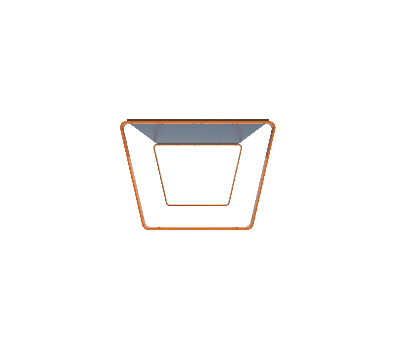 Table trapèze - Conçue pour manger ou jouer en plein air - BUT-39559 BLEU-JAUNE RAL 1033_3