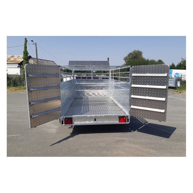 Remorque pour transport d'animaux - 3,00 X 1,60 X 1,25 M - 1500 KG - MAGNUM GRANDE MOUTONNIERE_3