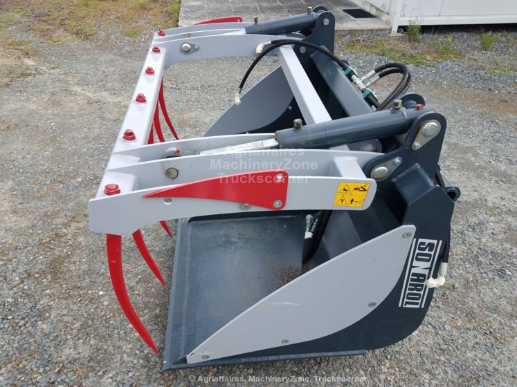 Godet grappin crocodile EURO/MAILLEUX - Sonarol Multibenne BMS LK SNR 1500 - Largeur 1500 mm, 2 vérins hydrauliques_3
