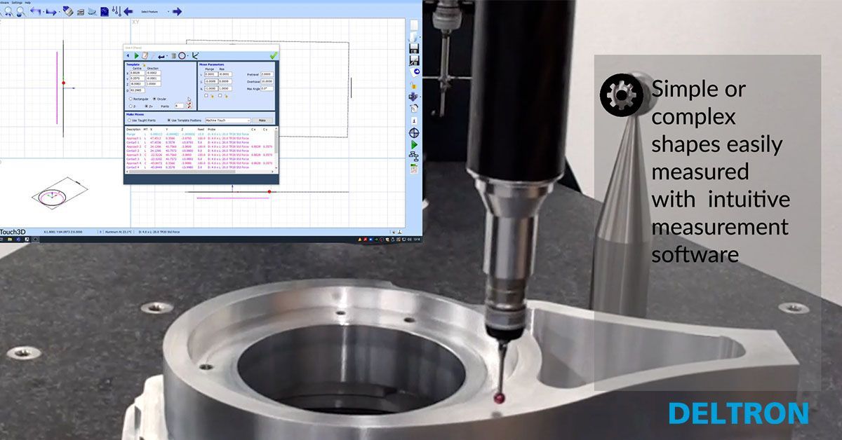 Machine de mesure de coordonnées CNC Deltron - résolution des encodeurs 0,1 μm - compacte et précise_3
