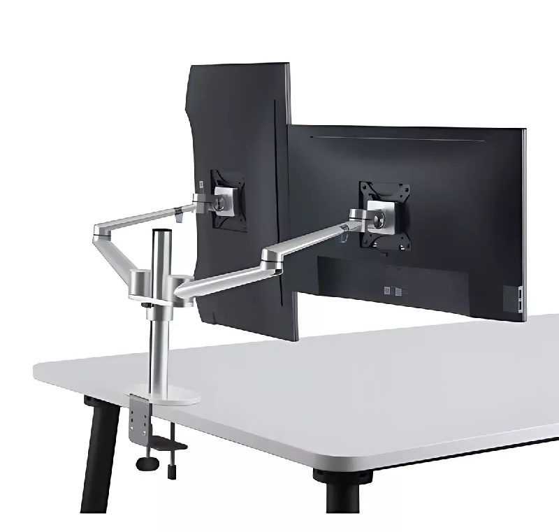 Bras articulé écran double fixe métal SAMY_3