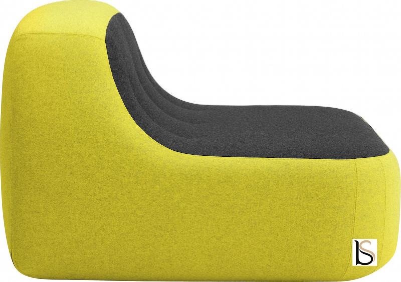 Fauteuil SAND - Softline - Felt Jaune 579_3