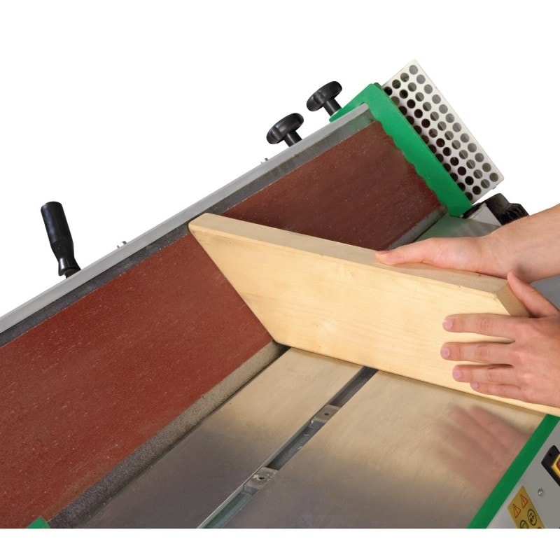 Ponceuse de chants Holzstar KSO 850 (400 V) - Bande abrasive oscillante - Table réglable et robuste_3