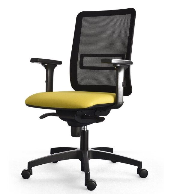 Taski - Chaise de bureau ergonomique avec dossier en résille et support lombaire réglable_3