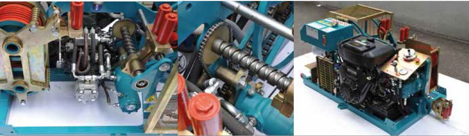 Treuil hydraulique VM 1500 - Volta - pour pose de câbles souterrains, tirage max. 2000 daN_3