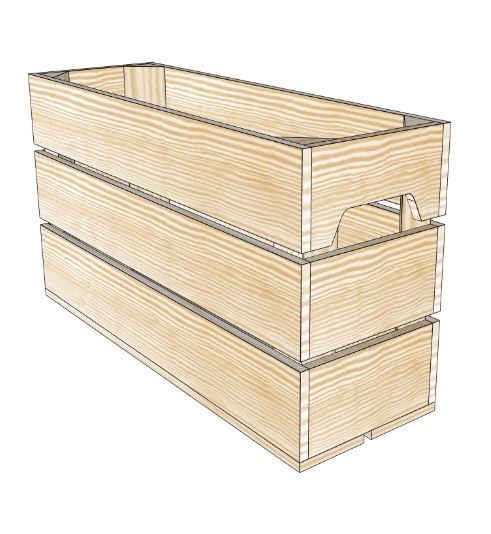 H3 - Caisses en bois Simply A Box - L18 x H30 x P54 cm - Modulable et personnalisable_3