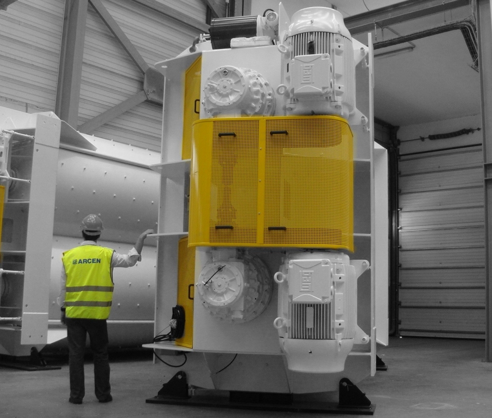 Malaxeur à béton continue par transbordement pour usage minier  3,7m³ à 14m³ - mdt_3