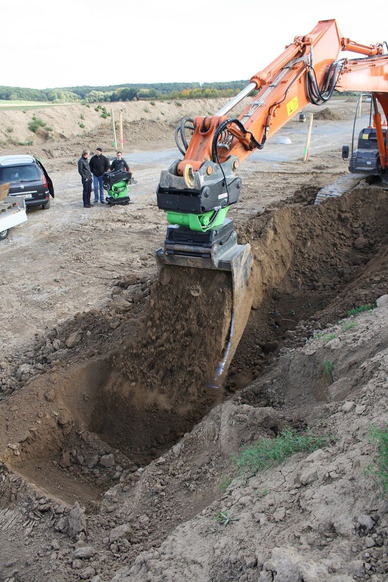 Roto-one avec moteurs hydrauliques surdimensionnés