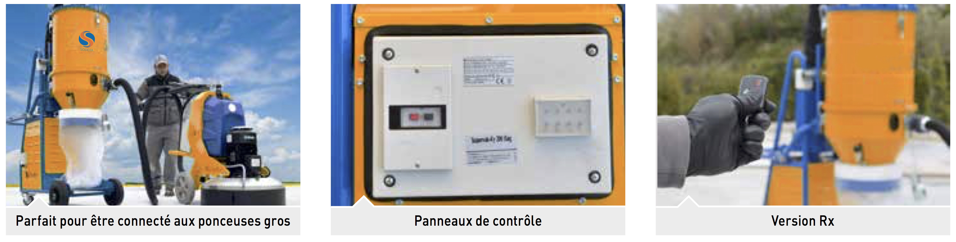 Aspirateur de chantier Sodevak 200 - idéal pour ponçage et transport facile_3