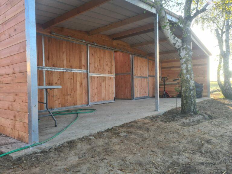 Barns en Bois Douglas et ossature métallique - BARN001 - Modulable et robuste_3