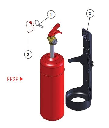 Extincteur portatif poudre ABC PP1P / PP2P - Polyvalent, certifié NF-EN 3, 1kg et 2kg_3