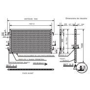 Rombo - clôture métallique - fils - entraxe 1500 mm_3