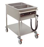 Chariot bain-marie - Frigotherm - 2 ou 4 cuves GN 1/1 sur chariot ou armoire chauffante_3