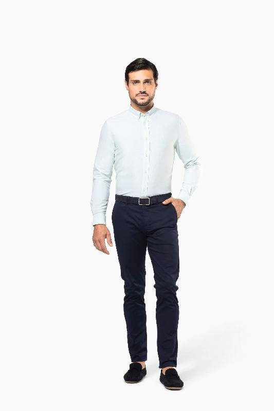 Chemise Oxford manches longues homme - Coupe ajustée - Kariban Premium - Réf: PK503_3