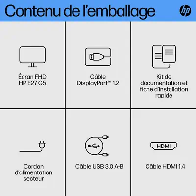 HP E27 G5 27p FHD Monitor 1920x1080 16:9 HDMI DP 3y_3