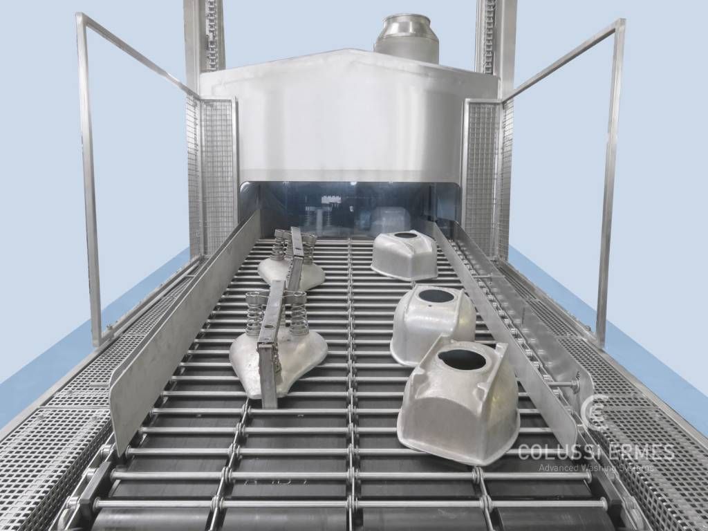 Laveuse flexible pour moules de jambon adaptée aux petites et grandes entreprises