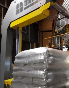 Wra-pal spilote c - Banderoleuse à bras tournant - Thimon avec stabilité et encombrement réduit_3