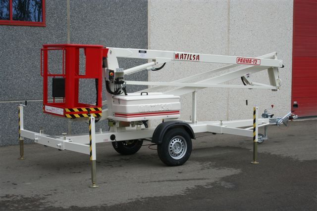 Nacelle tractable parma12 - matilsa - hauteur de travail 12 m_3