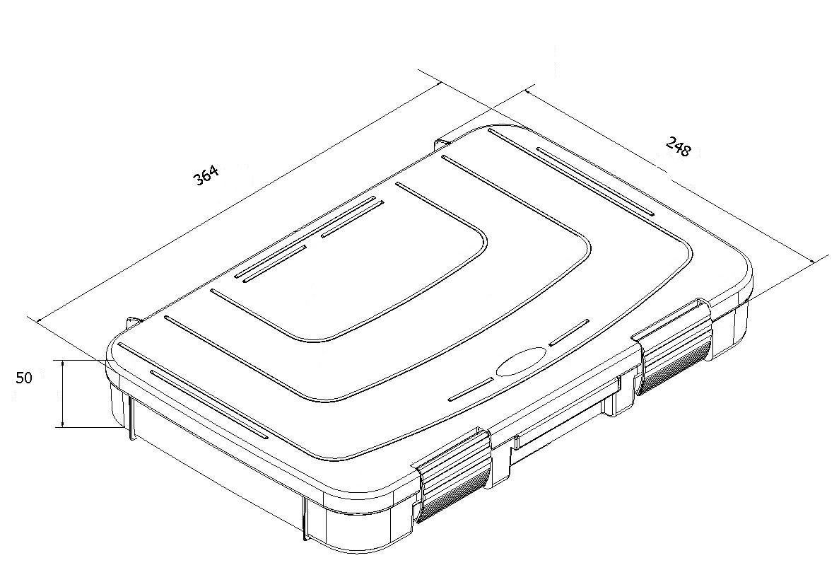 Boîtes à compartiments amovibles - BC 194 en polypropylène (PP) - solides et réutilisables_3
