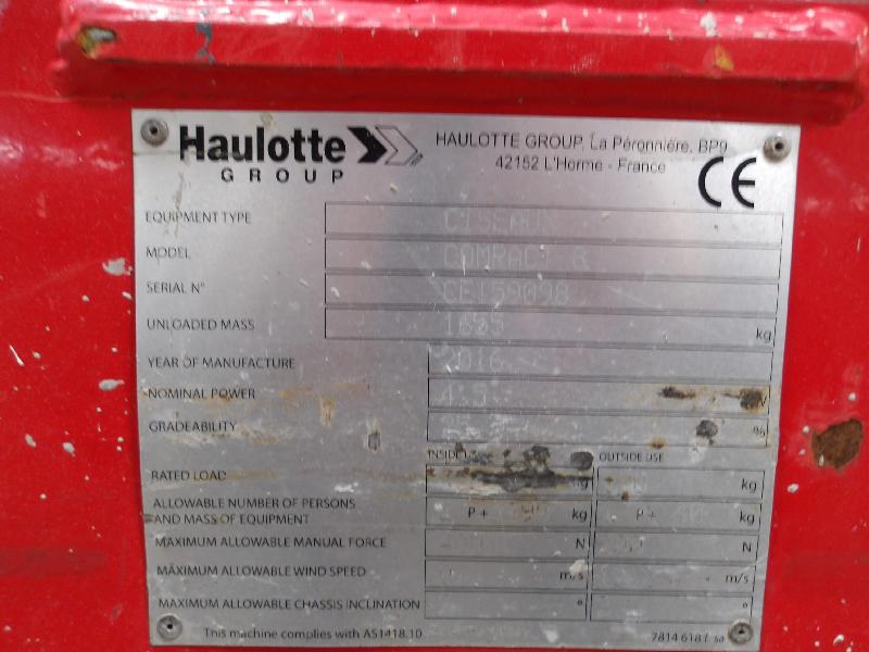 Nacelle ciseaux HAULOTTE compact 8 occasion_3