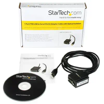 StarTech Cble adaptateur FTDI USB vers série RS232 1 port_3