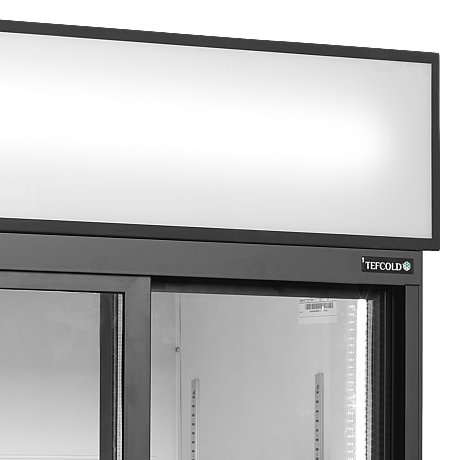 Armoire réfrigérée 2 portes vitrées coulissantes avec canopy 462 L | Tefcold - FSC891S_3