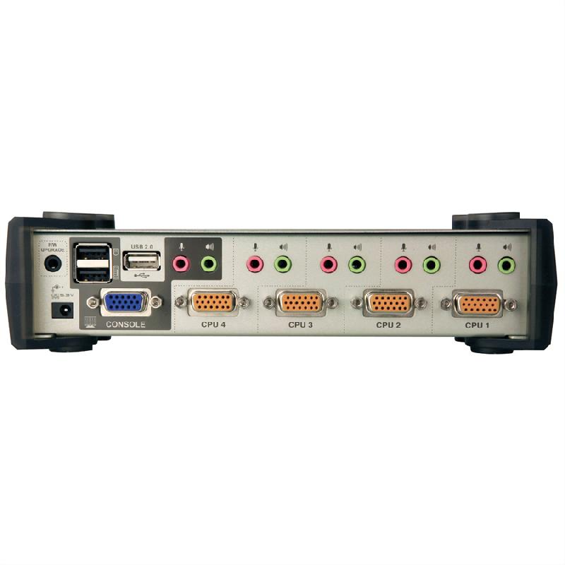 Aten cs1734b switch kvm vga, ps/2-usb, audio, hub usb, 4 ports_3