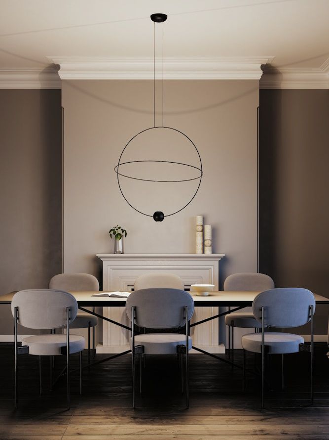 Suspension LED ELARA - Design géométrique inspiré de l'astronomie par Nika Zupanc_3