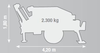 Treuil hydraulique VM 6000 DC - Volta - pour pose de câbles souterrains et lignes aériennes - tirage max. 6500 daN_3