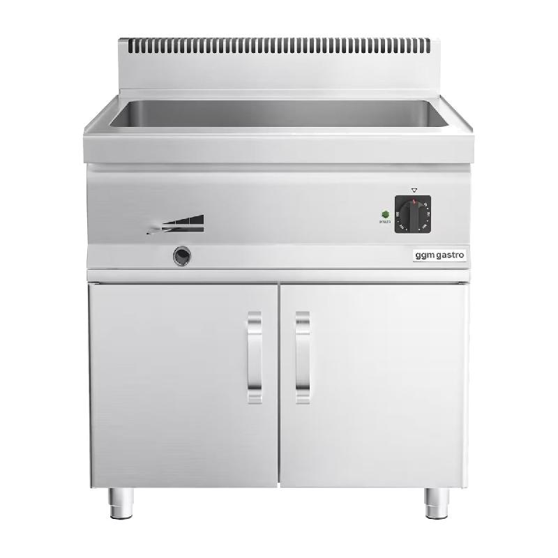 Bain-marie électrique sur meuble - 2x GN 1/1 - Meuble 2 portes Inox | GGM - Mario 700_3