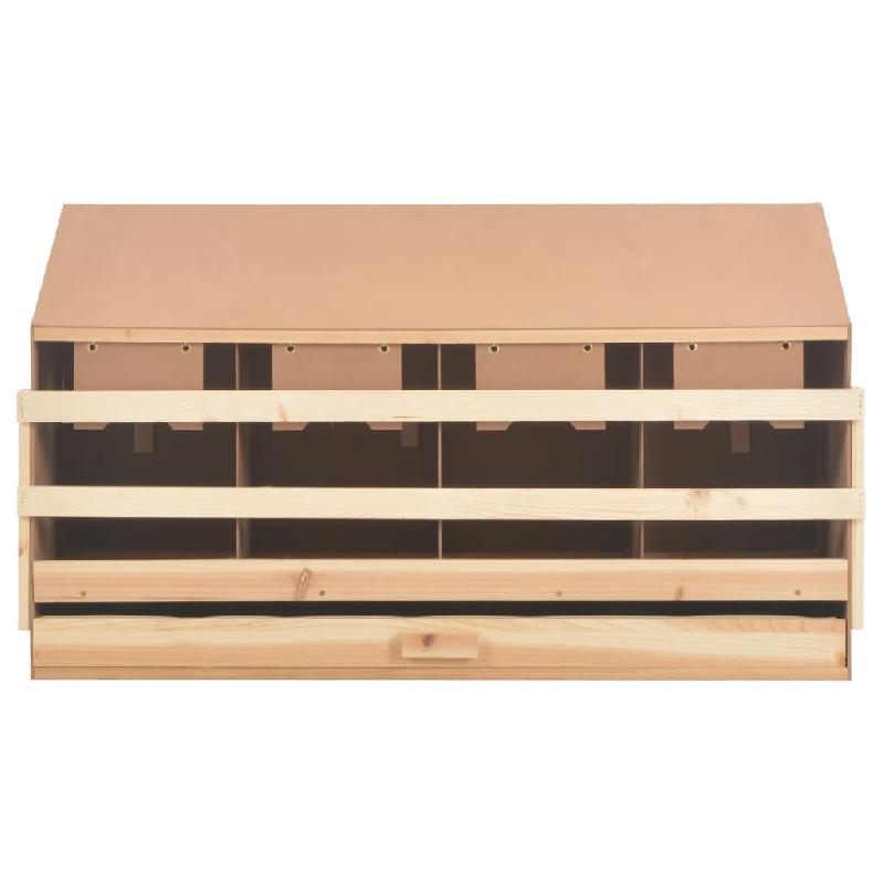 Vidaxl pondoir 4 compartiments 106x40x59 cm bois de pin massif 170657_3