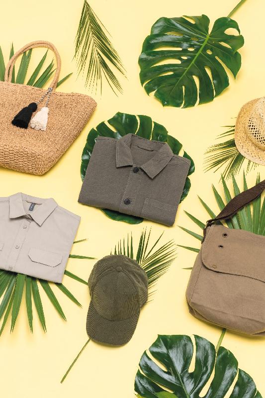 Panier shopping avec anses tressées - Réf: KI5226 - fibre de papier et doublure en polyester recyclé_3