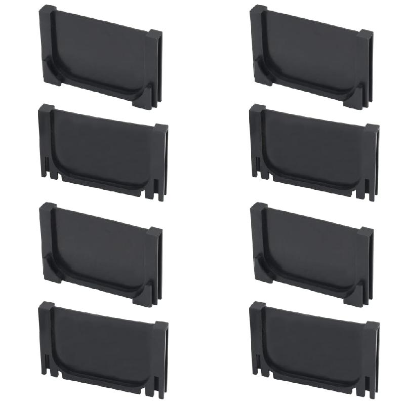 Vidaxl caniveau de drainage 4 pcs plastique 4 m 275502_3