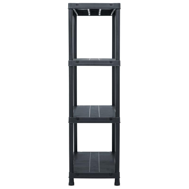 Vidaxl étagères de rangement 2 pcs noir 200 kg 80x40x138 cm plastique 276259_3